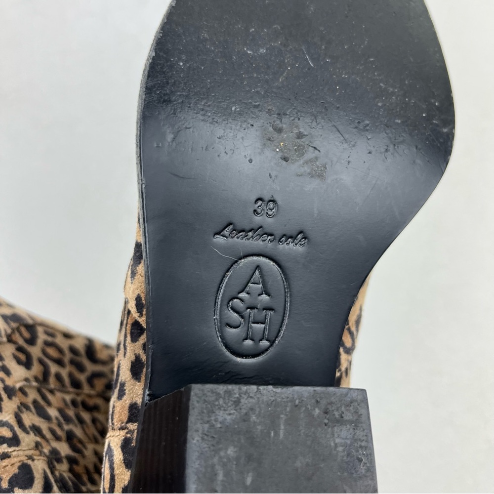 ASH Future Leopard-Print Suede Booties - Picture 8 of 10